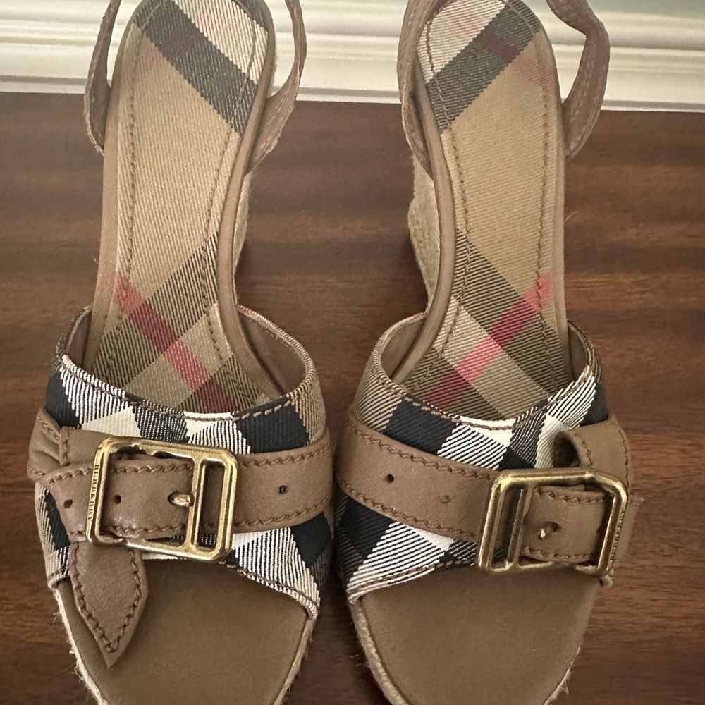 Burberry Espadrille Wedge